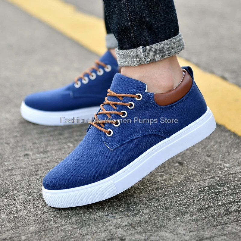 Nice new trend men canvas shoes korean men's all-match vulcanized shoes casual sport sneakers for men flat shoes big size 39-47
Nice new trend men canvas shoes korean men's all-match vulcanized shoes casual sport sneakers for men flat shoes big size 39-47