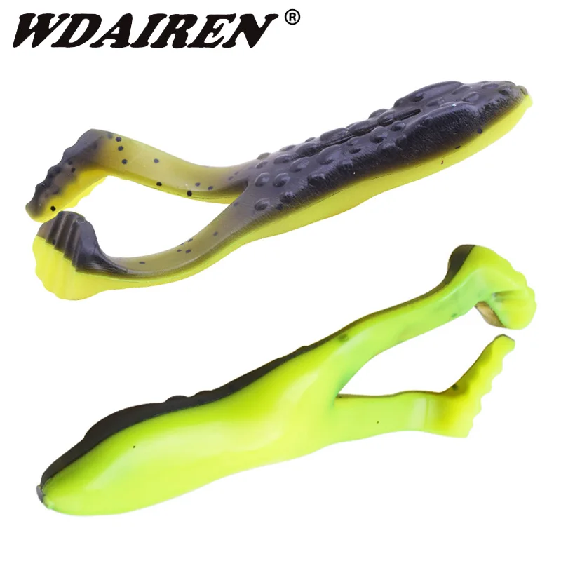 2pcs/Lot Fishing Frog Soft Lures Lifelike Double Feet Jig Wobblers 10.5cm 13g Bass Swimbait Artificial Silicone Bait Pasca Peche
2pcs/Lot Fishing Frog Soft Lures Lifelike Double Feet Jig Wobblers 10.5cm 13g Bass Swimbait Artificial Silicone Bait Pasca Peche