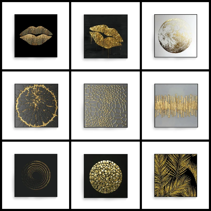 Nordic Abstract Gold Luxury Abstract Painting Poster and Prints Wall Art Canvas Painting Decor Pictures for Home room Decoration
Nordic Abstract Gold Luxury Abstract Painting Poster and Prints Wall Art Canvas Painting Decor Pictures for Home room Decoration