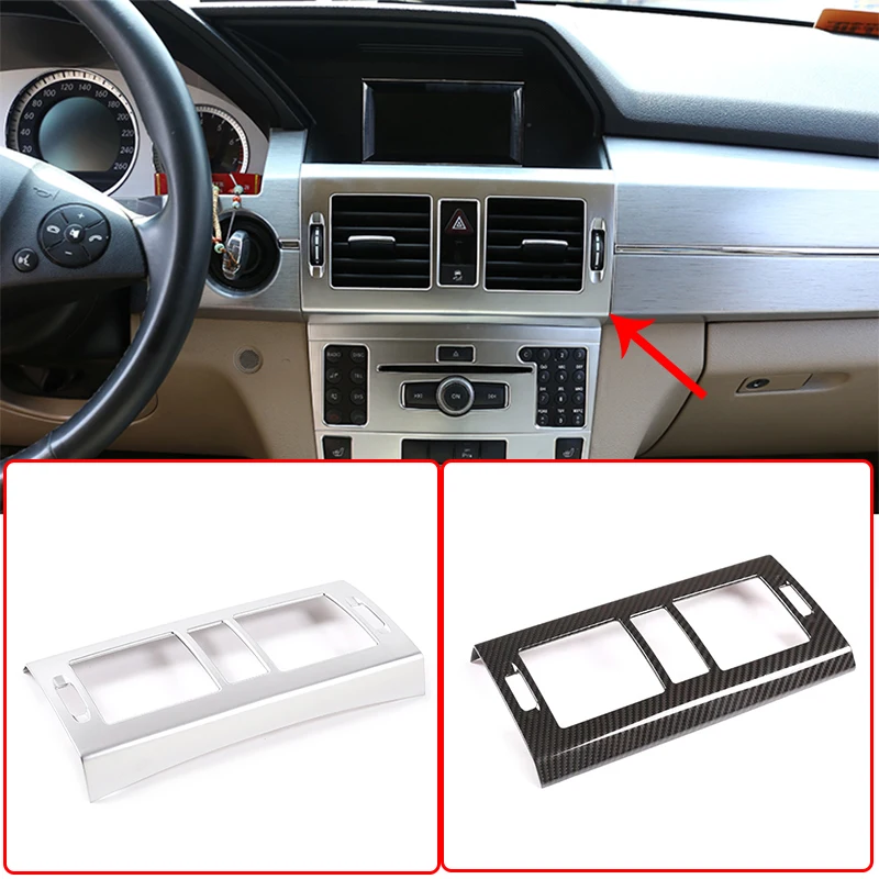 Автомобильная консоль для Mercedes Benz GLK X204 2008-2012, выходная рама кондиционера, ABS хромированное углеродное волокно
Автомобильная консоль для Mercedes Benz GLK X204 2008-2012, выходная рама кондиционера, ABS хромированное углеродное волокно