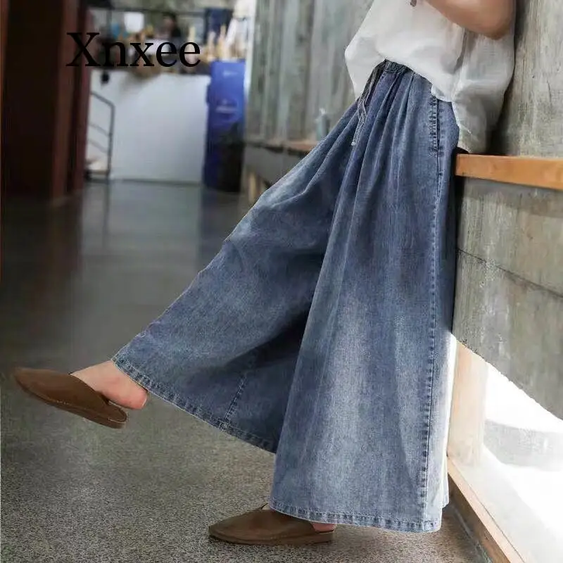 Loose Summr Spring Women's cotton Jeans Casual Wide Leg Oversize High Waist loose Denim Cropped Jean Pants winter
Loose Summr Spring Women's cotton Jeans Casual Wide Leg Oversize High Waist loose Denim Cropped Jean Pants winter