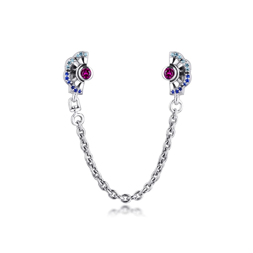 Blue & Pink Fan Safety Chain Clip Charm Beads for Jewelry Making DIY Silver 925 Jewelry Crystal Beads for Charms Bracelets
Blue & Pink Fan Safety Chain Clip Charm Beads for Jewelry Making DIY Silver 925 Jewelry Crystal Beads for Charms Bracelets