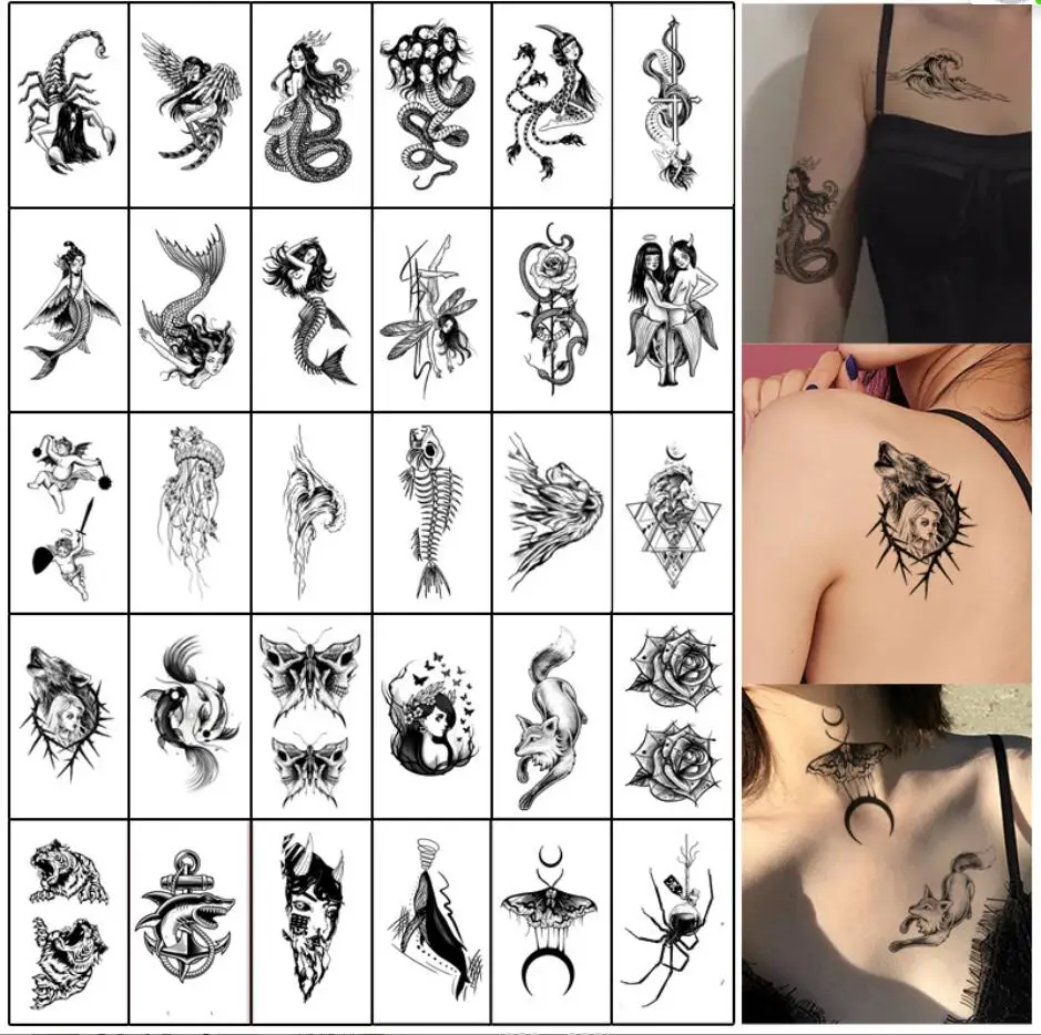 black snack scorpion temporary tattoo for men women arm wrist fake stickers waterproof fish flash decals animal tatoos T1972
black snack scorpion temporary tattoo for men women arm wrist fake stickers waterproof fish flash decals animal tatoos T1972