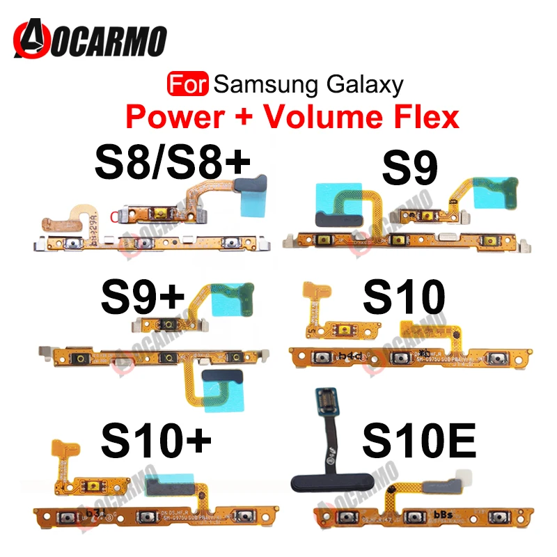For Samsung Galaxy S8 S9 S10 Plus S21Ultra S21+ S10e S9+ S8+ S10+ Power On Off Volume Buttons Up Down Flex Cable Repair Parts
For Samsung Galaxy S8 S9 S10 Plus S21Ultra S21+ S10e S9+ S8+ S10+ Power On Off Volume Buttons Up Down Flex Cable Repair Parts