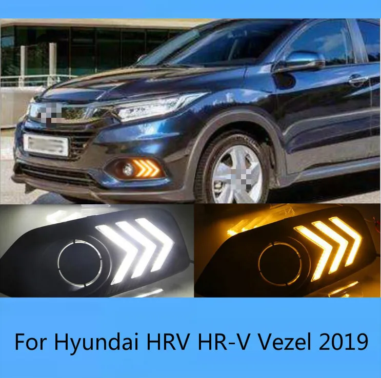 2 шт. светодиодный фары дневного света для Honda вариабельности сердечного ритма HR-V Vezel 2019 желтый указатель поворота Функция 12V автомобильные DRL Противотуманные фары украшения
2 шт. светодиодный фары дневного света для Honda вариабельности сердечного ритма HR-V Vezel 2019 желтый указатель поворота Функция 12V автомобильные DRL Противотуманные фары украшения