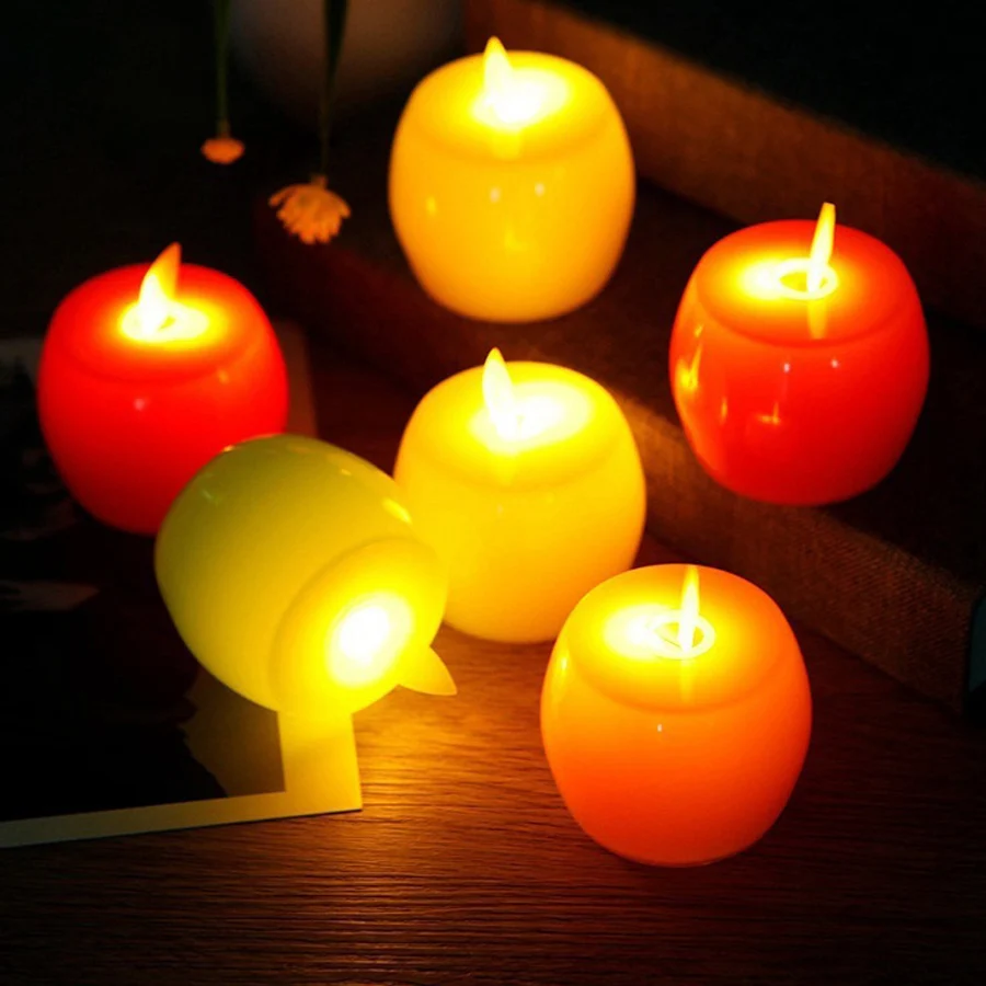Creative LED Candle Multicolor Lamp Simulation Flame Light Home Birthday Wedding Party Decor Festival Moving Flame Tea Light
Creative LED Candle Multicolor Lamp Simulation Flame Light Home Birthday Wedding Party Decor Festival Moving Flame Tea Light