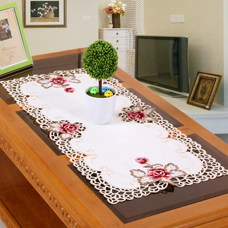 40*85cm Pastoral Tablecloth Country Style Floral Embroidered Lace Table Cloth Table Vintage French Lace Table Placemat Decor
40*85cm Pastoral Tablecloth Country Style Floral Embroidered Lace Table Cloth Table Vintage French Lace Table Placemat Decor