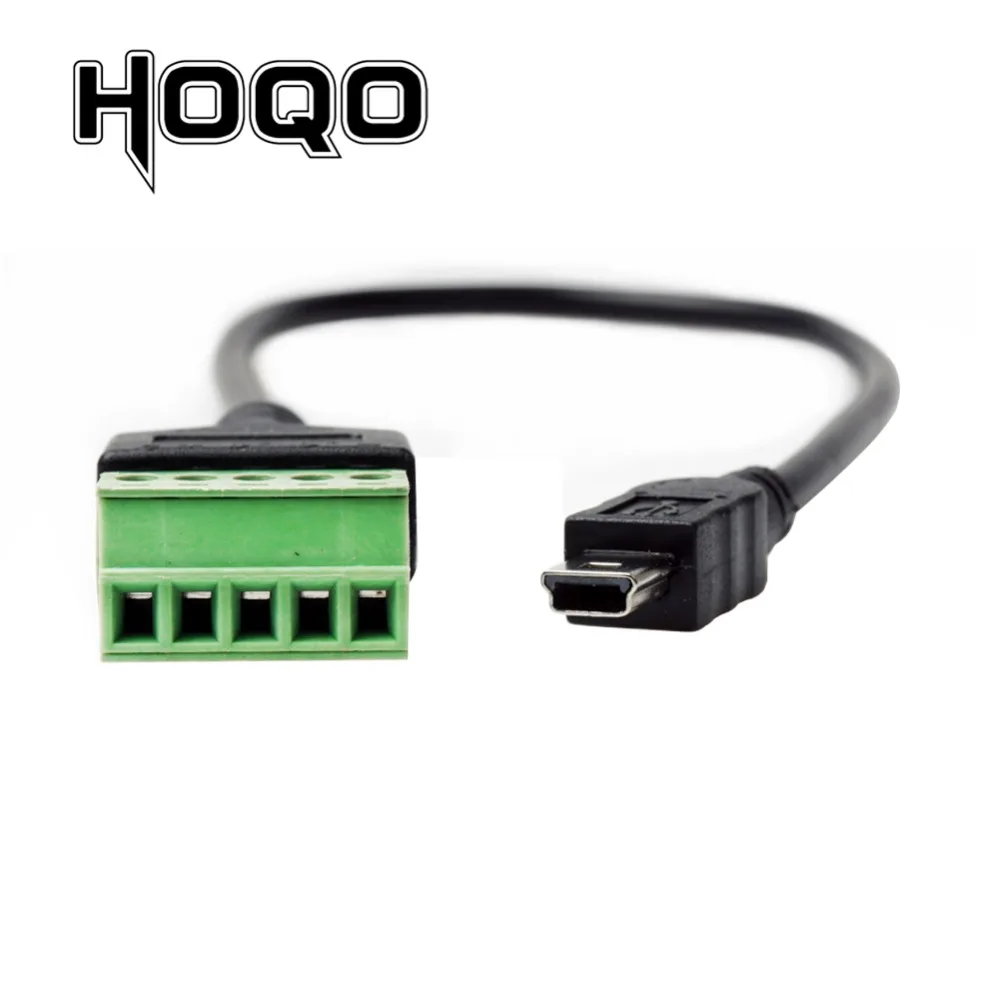 10 pcs Mini USB Male to 5 Pin Screw Connector USB Jack with Shield USB2.0 Mini-B to Screw Terminal connector Plug Cable
10 pcs Mini USB Male to 5 Pin Screw Connector USB Jack with Shield USB2.0 Mini-B to Screw Terminal connector Plug Cable