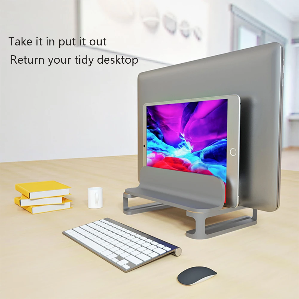 Aluminum Notebook Vertical Storage Laptop Stand Single Port Dual Port Desktop Stand Adjustable Base For MacBook Xiaomi HP Lenovo
Aluminum Notebook Vertical Storage Laptop Stand Single Port Dual Port Desktop Stand Adjustable Base For MacBook Xiaomi HP Lenovo