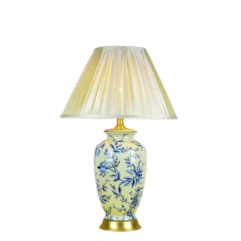 Blue and White Ceramic Table Lamp American Style Hand Painted Creative Large 74cm Porcelain Desk Sofa Corner Light D45
Blue and White Ceramic Table Lamp American Style Hand Painted Creative Large 74cm Porcelain Desk Sofa Corner Light D45