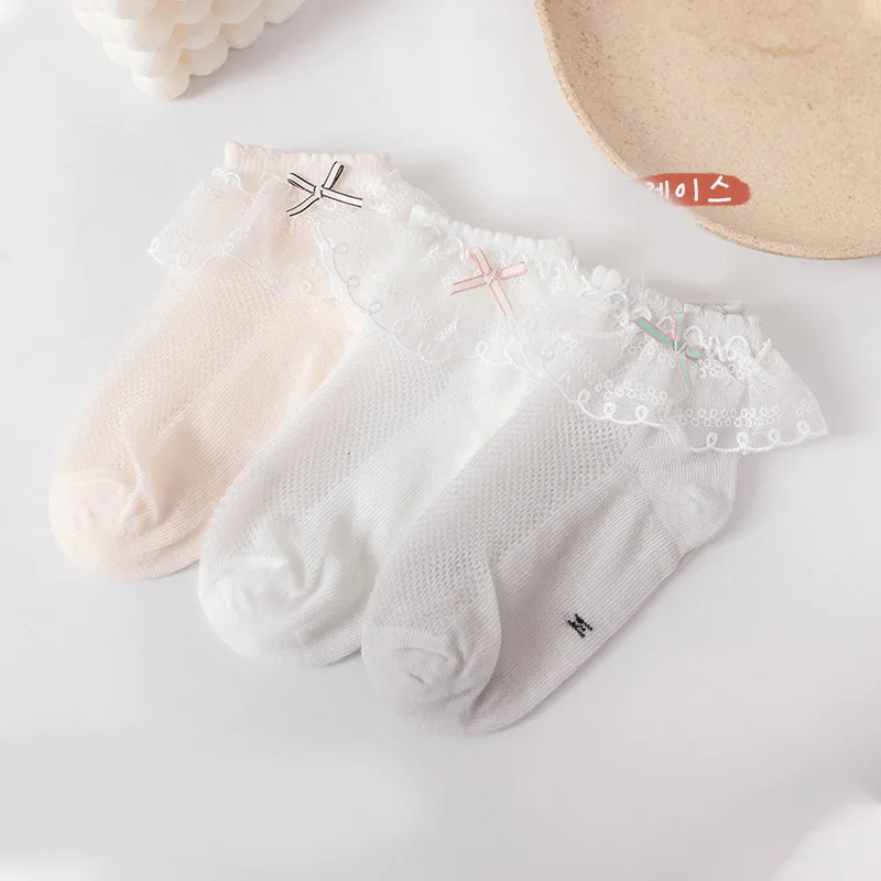 3 Pairs Lot Children Cotton Lace Socks Kids Girl Summer Mesh Thin Cute Frilly Ruffle Princess Short Sock Kawaii Baby Accessories
3 Pairs Lot Children Cotton Lace Socks Kids Girl Summer Mesh Thin Cute Frilly Ruffle Princess Short Sock Kawaii Baby Accessories