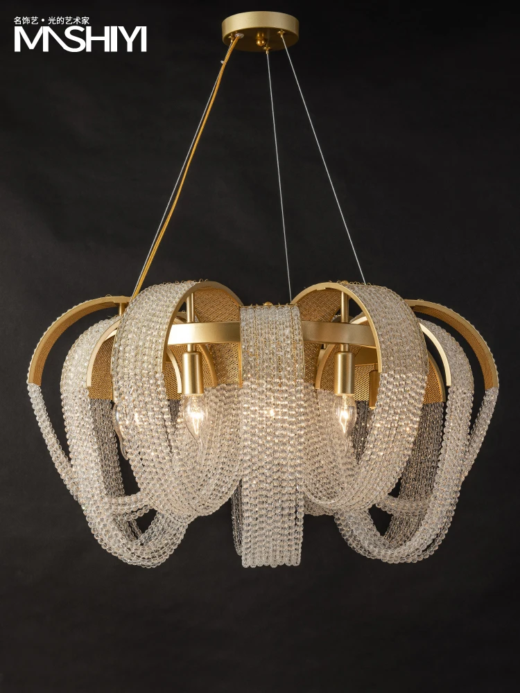 Energy Saver-Modern Crystal Rectangular Chandelier LED Tassels Linear Light Fixture Chain Pendant Ceiling Light Fixture Dining
Energy Saver-Modern Crystal Rectangular Chandelier LED Tassels Linear Light Fixture Chain Pendant Ceiling Light Fixture Dining