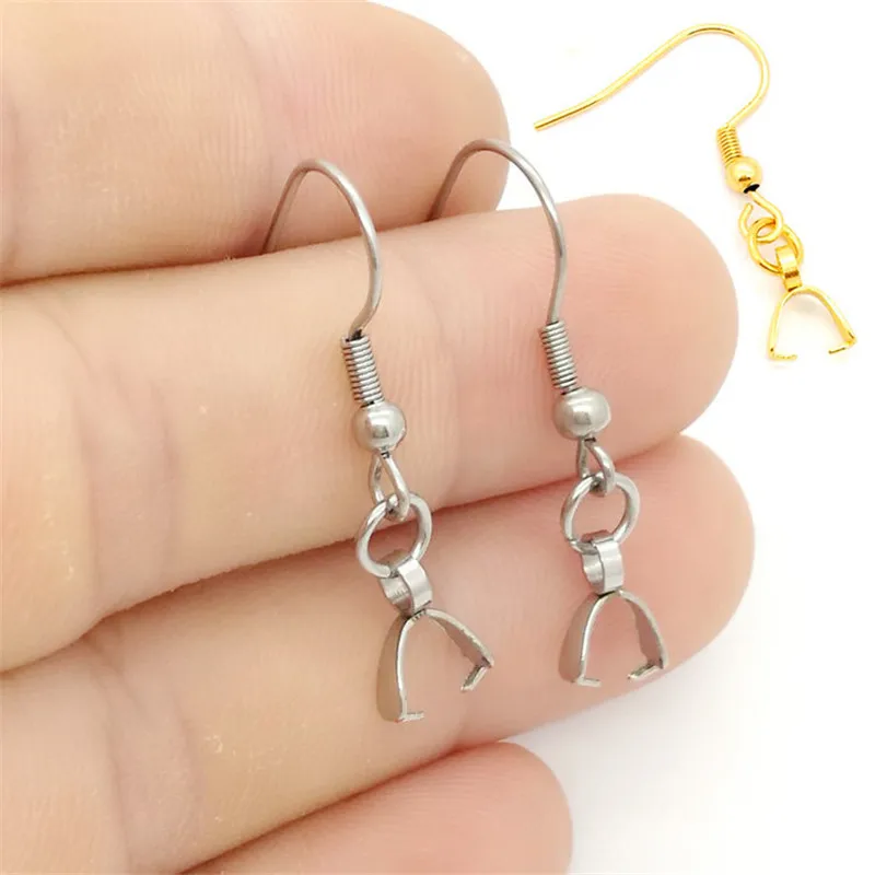 100pcs 316L stianless steel Earring Hook with clasps Earrings Clasps Hooks Fittings DIY Jewelry Making
100pcs 316L stianless steel Earring Hook with clasps Earrings Clasps Hooks Fittings DIY Jewelry Making