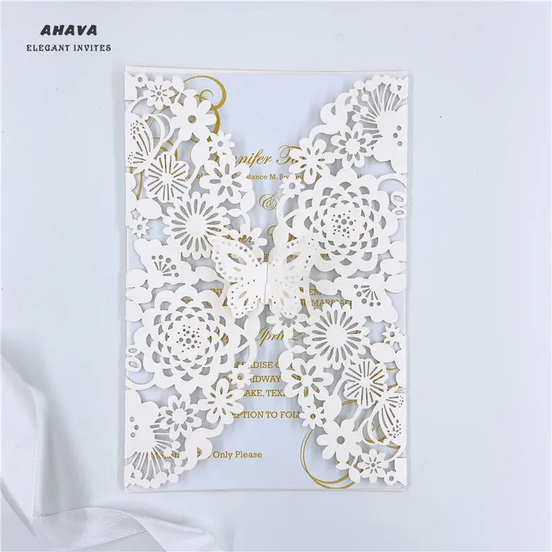 Ivory European Wedding Invitation Creative Vertical Laser Cut Butterfly Invitation Card DIY Birthday Greeting Card Thanks Cards
Ivory European Wedding Invitation Creative Vertical Laser Cut Butterfly Invitation Card DIY Birthday Greeting Card Thanks Cards