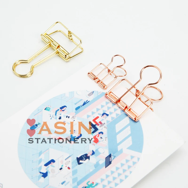 Rose gold hollowed out design binder clip for office school paper organizer stationery supply decorative metal clips
Rose gold hollowed out design binder clip for office school paper organizer stationery supply decorative metal clips