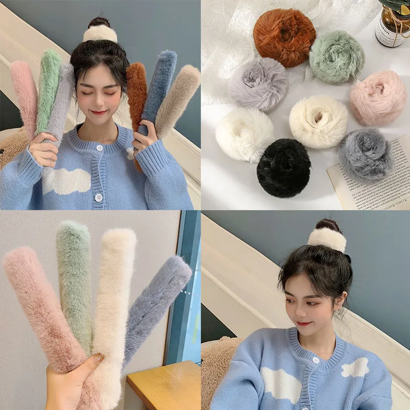 The new pan head artifact pop circle autumn and winter girl plush head rope female cute headdress ins net red wild hair ring
The new pan head artifact pop circle autumn and winter girl plush head rope female cute headdress ins net red wild hair ring