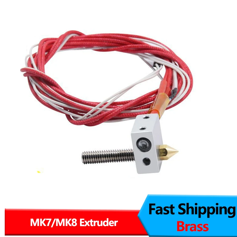 3D Printer Accessories Mk8 Extruder Heated Nozzle Kit Mk7/mk8 Extruder Mk7/mk8 Extrusion Head
3D Printer Accessories Mk8 Extruder Heated Nozzle Kit Mk7/mk8 Extruder Mk7/mk8 Extrusion Head