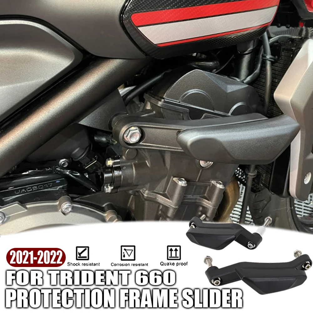 New Motorcycle Parts Fall Protection Frame Slider Fairing Guard Plate Crash Pad Protector For TRIDENT 660 Trident 660 2021 2022
New Motorcycle Parts Fall Protection Frame Slider Fairing Guard Plate Crash Pad Protector For TRIDENT 660 Trident 660 2021 2022
