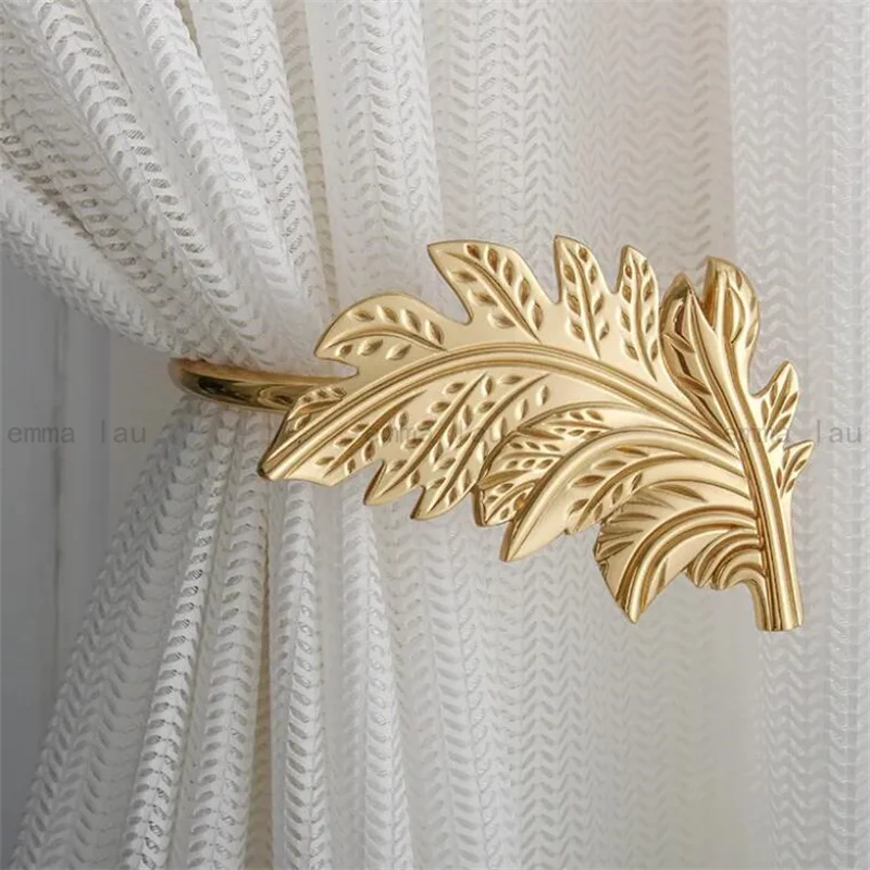 Pure Copper Creative Leaf Curtain Hook Bedroom Living Room Curtain Buckle Light Luxury Window Decorative Wall Buckles
Pure Copper Creative Leaf Curtain Hook Bedroom Living Room Curtain Buckle Light Luxury Window Decorative Wall Buckles