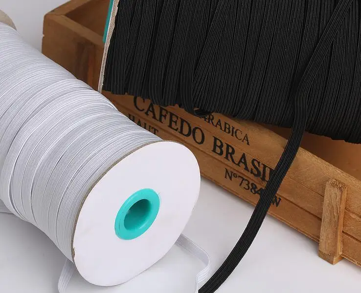 200yard 180meters 3mm Elastic Cord Flat Polyester & Spandex Elastic Band for Ear Loop DIY Material
200yard 180meters 3mm Elastic Cord Flat Polyester & Spandex Elastic Band for Ear Loop DIY Material