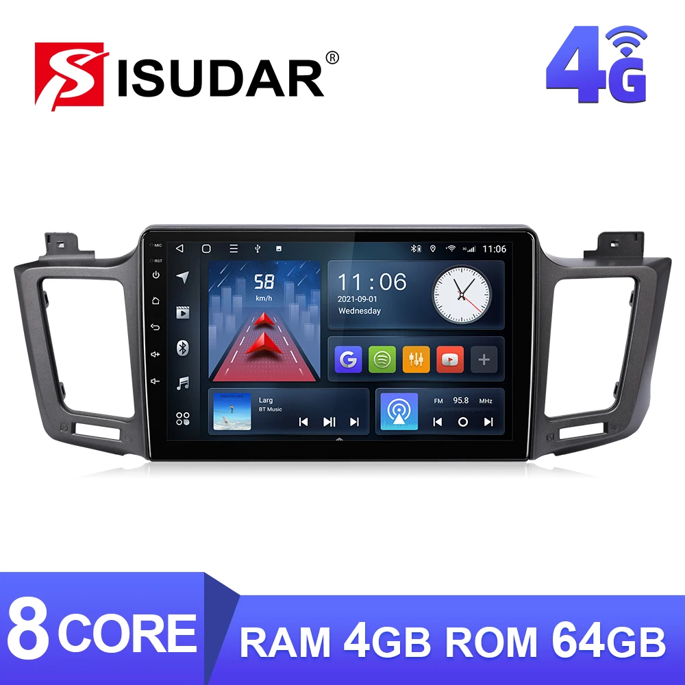 ISUDAR Android10 Car Radio For Toyota RAV4 4 XA40 5 XA50 2012-2018 GPS Navigation Multimedia DSP 8 CORE 4G WIFI QLED No 2din
ISUDAR Android10 Car Radio For Toyota RAV4 4 XA40 5 XA50 2012-2018 GPS Navigation Multimedia DSP 8 CORE 4G WIFI QLED No 2din