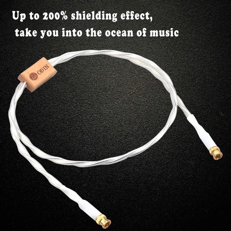HiFi HD Odin BNC Digital Coaxial Cable 75ohm Crystal Copper Silver Plated Audio line
HiFi HD Odin BNC Digital Coaxial Cable 75ohm Crystal Copper Silver Plated Audio line