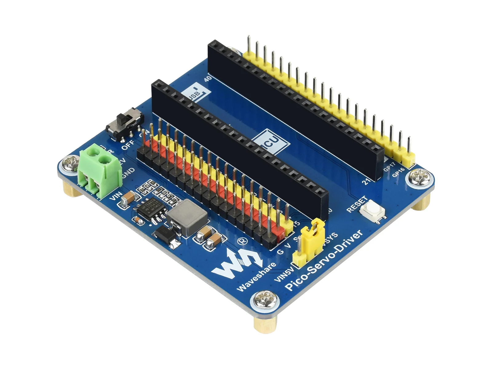 Сервопривод модуль для Raspberry Pi Pico обладает 16-канальный выходов, 16-бит Разрешение, идеально подходит для управления Роботизированная рука от китайского производителя/Hexapod Walker
Сервопривод модуль для Raspberry Pi Pico обладает 16-канальный выходов, 16-бит Разрешение, идеально подходит для управления Роботизированная рука от китайского производителя/Hexapod Walker