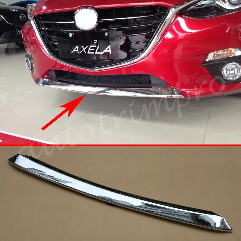 Front Head Bumper Fender Portect Chrome Trim Molding Cover Fit FOR Mazda3 BM BN 2014 2015 2016 Accessories Garnish
Front Head Bumper Fender Portect Chrome Trim Molding Cover Fit FOR Mazda3 BM BN 2014 2015 2016 Accessories Garnish