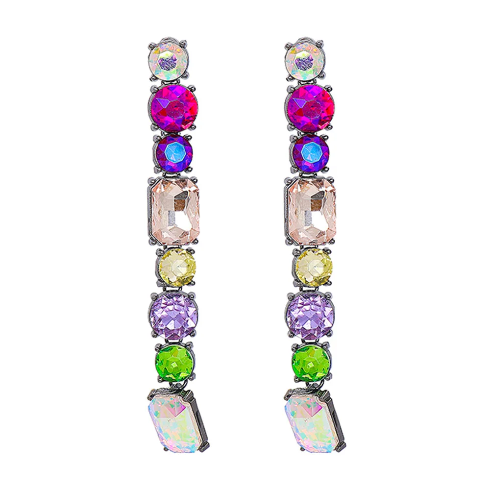 Statement Drop Earrings for Women Multicolor Luxury Rhinestone Fashion Long Dangle Earrings 2021 Winter New Lady Earrings HT178
Statement Drop Earrings for Women Multicolor Luxury Rhinestone Fashion Long Dangle Earrings 2021 Winter New Lady Earrings HT178