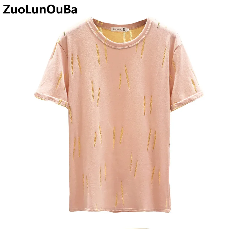Zuolunouba Summer New Casual Fashion All-match Women T-shirt Loose Harajuku Round Neck Short Sleeve Sweet Commuting Ladies Tops
Zuolunouba Summer New Casual Fashion All-match Women T-shirt Loose Harajuku Round Neck Short Sleeve Sweet Commuting Ladies Tops