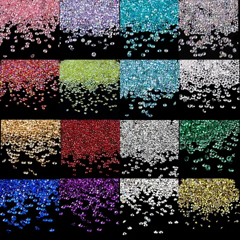 10000 pcs/lot 3mm 16 couleurs Table cristal disperseur diamant acrylique confettis pour mariage spectacle de mariée décoration diamant confettis