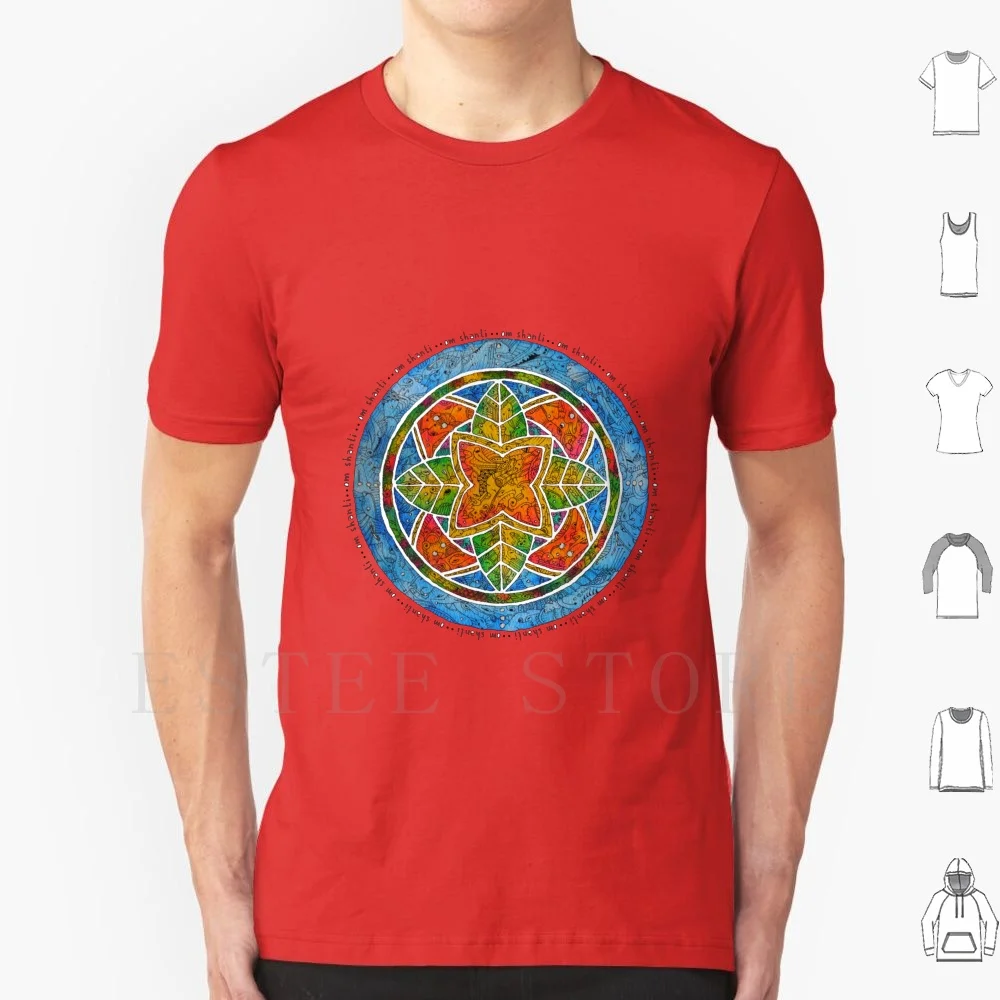 Om Shanti-Peace Zen Mandala T Shirt Print Cotton Mandala Zen India Doodle Colourful Happy Spiritual Kids Bedroom Peace
Om Shanti-Peace Zen Mandala T Shirt Print Cotton Mandala Zen India Doodle Colourful Happy Spiritual Kids Bedroom Peace