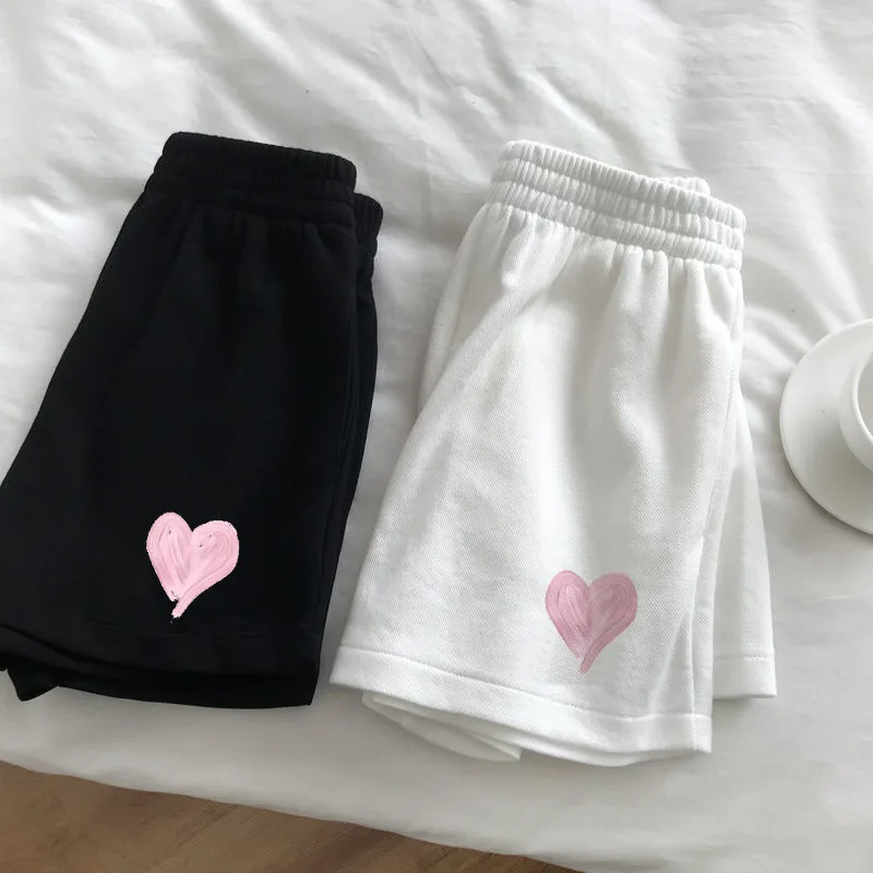 2021 Summer sexy shorts slim women's shorts heart-shaped print outdoor sports elastic waist office ladies fashion шортыженский
2021 Summer sexy shorts slim women's shorts heart-shaped print outdoor sports elastic waist office ladies fashion шортыженский