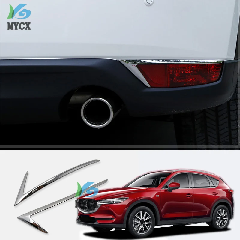FIT For Mazda CX5 CX-5 CX 5 2017 2018 2019 ABS Chrome Rear Reflector Fog Light Lamp Cover Sticker Decoration Trim Accessories
FIT For Mazda CX5 CX-5 CX 5 2017 2018 2019 ABS Chrome Rear Reflector Fog Light Lamp Cover Sticker Decoration Trim Accessories