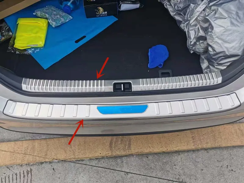 Car styling stainless steel inner and outside rear bumper protector for Toyota Camry 2018 2019
Car styling stainless steel inner and outside rear bumper protector for Toyota Camry 2018 2019