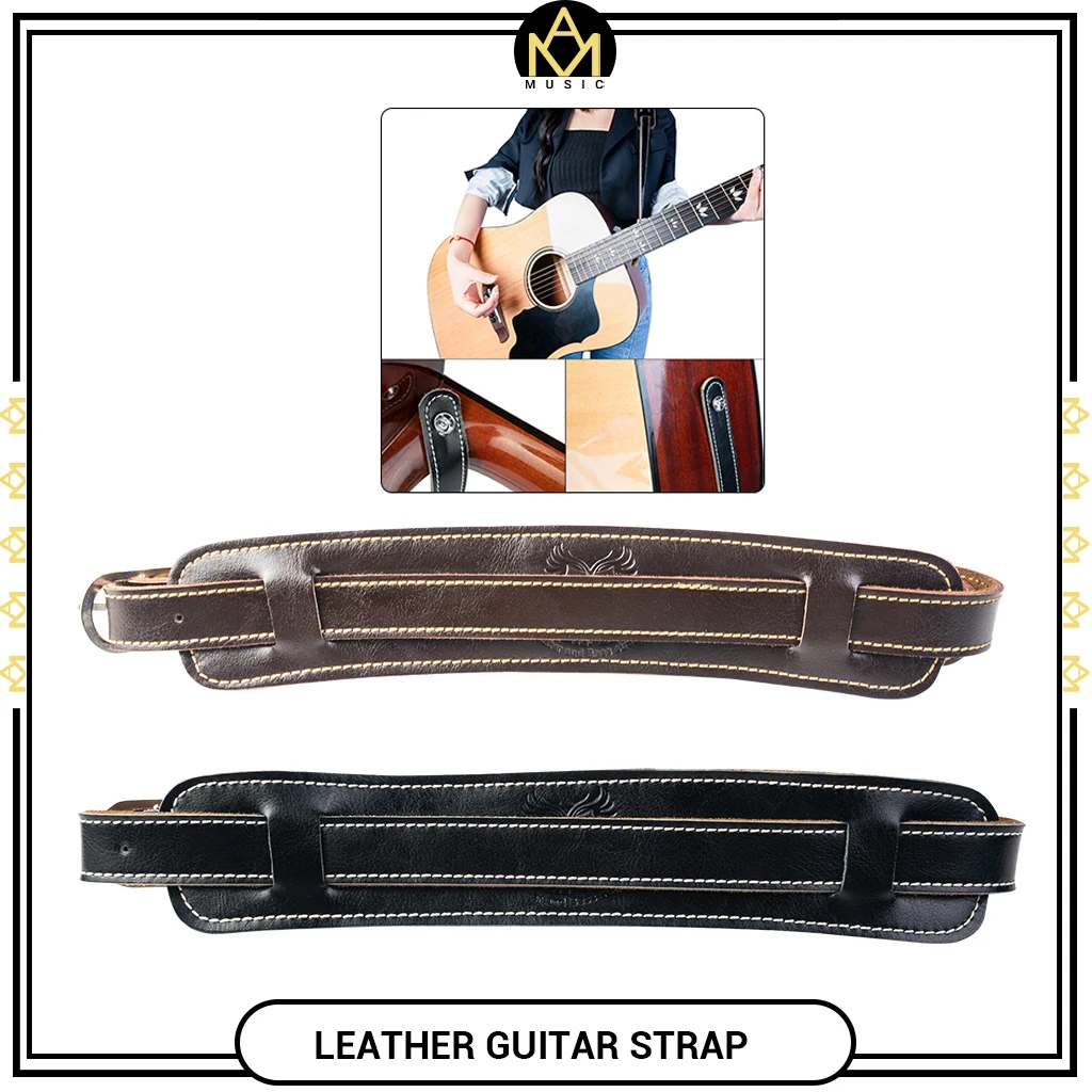 Adjustable Guitar Bass Strap With Shoulder Pad & Suede Backing Genuine Leather Sheepskin Belt For Acoustic/Electric/Bass Guitar
Adjustable Guitar Bass Strap With Shoulder Pad & Suede Backing Genuine Leather Sheepskin Belt For Acoustic/Electric/Bass Guitar