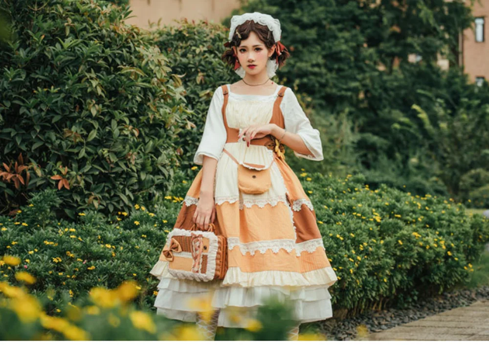 lolita Japanese rural style JSK dress victorian dress kawaii girl gothic lolita jsk loli Princess tea party sweet lolita dress
lolita Japanese rural style JSK dress victorian dress kawaii girl gothic lolita jsk loli Princess tea party sweet lolita dress