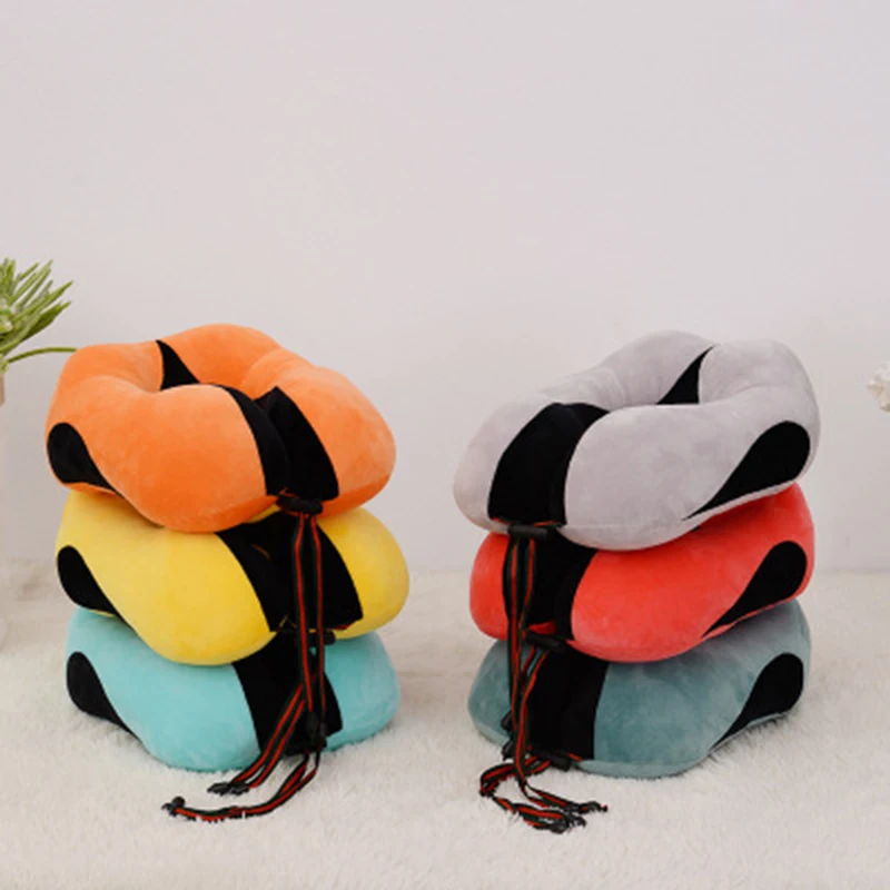Creative Neck Pillow New Travel Pillow Striped Knitted U-shaped Pillow Neck Travel Pillow Slow Rebound Memory Cotton Pillow
Creative Neck Pillow New Travel Pillow Striped Knitted U-shaped Pillow Neck Travel Pillow Slow Rebound Memory Cotton Pillow