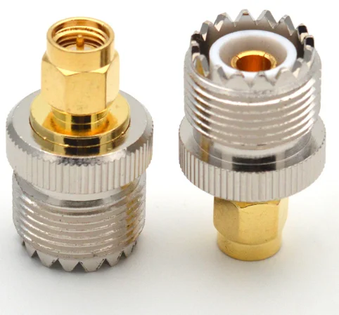 1PCS UHF Female to SMA Male PL-259 SO-239 RF Coax Adapter Connector High Quanlity
1PCS UHF Female to SMA Male PL-259 SO-239 RF Coax Adapter Connector High Quanlity