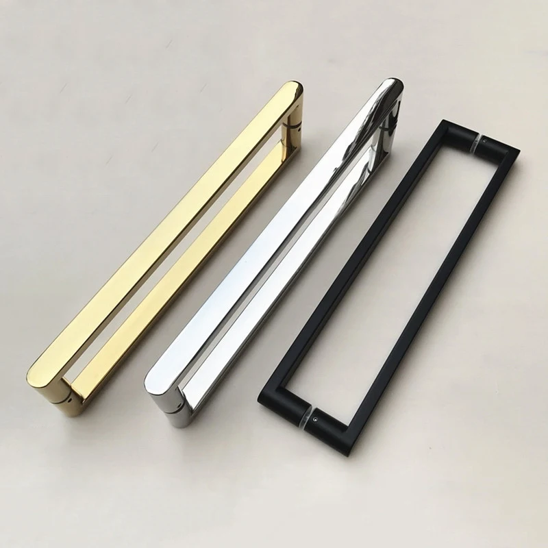New 304 Stainless Steel Frameless Shower Glass Door Handles Pair Mount Bathroom Door Push Pull Handle Hole Spacing 400/440/500mm
New 304 Stainless Steel Frameless Shower Glass Door Handles Pair Mount Bathroom Door Push Pull Handle Hole Spacing 400/440/500mm
