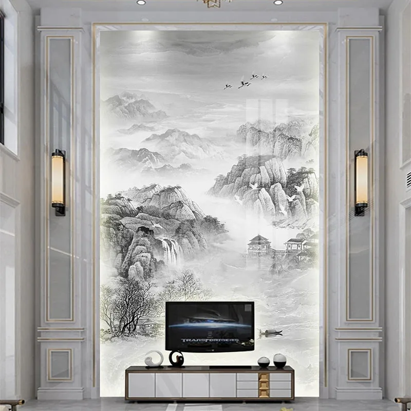 Custom Any Size Mural Wallpaper Chinese Style 3D Marble Artistic Landscape Living Room Hotel Entrance Background Wall Painting
Custom Any Size Mural Wallpaper Chinese Style 3D Marble Artistic Landscape Living Room Hotel Entrance Background Wall Painting