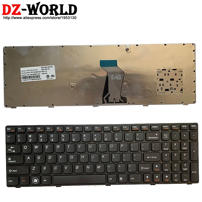 Новая Оригинальная английская клавиатура для ноутбука Lenovo Y570 25011741 25011801
Новая Оригинальная английская клавиатура для ноутбука Lenovo Y570 25011741 25011801