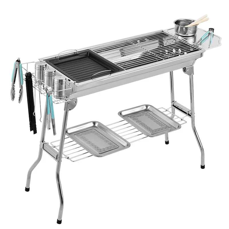 Outdoor Stainless Steel Charcoal Grill Barbecue Tool Portable Free Installation Handle Folding BBQ Cooking Grid For Home
Outdoor Stainless Steel Charcoal Grill Barbecue Tool Portable Free Installation Handle Folding BBQ Cooking Grid For Home