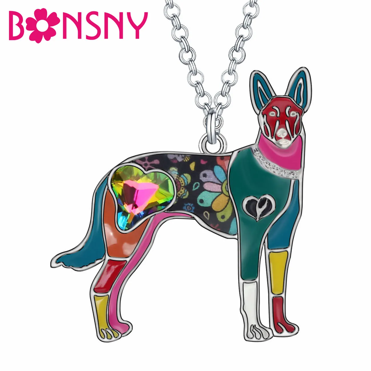 Bonsny Enamel Alloy Standing Mexican Hairless Dog Necklace Pets Animal Pendant Jewelry For Women Girls Fashion Gifts Accessories
Bonsny Enamel Alloy Standing Mexican Hairless Dog Necklace Pets Animal Pendant Jewelry For Women Girls Fashion Gifts Accessories