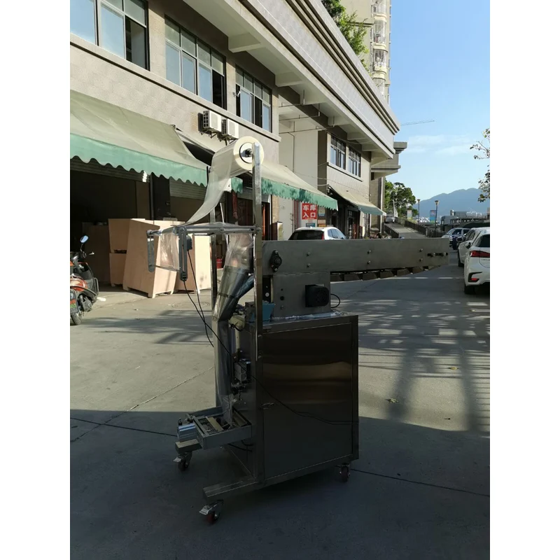 Automatic tea grain powder granule packaging machine Coffee bean powder granule seed tea packaging machine
Automatic tea grain powder granule packaging machine Coffee bean powder granule seed tea packaging machine