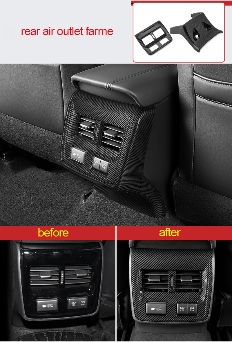 For Toyota Avalon 2018-2020 carbon fiber Rear air outlet frame red mark 2pcs
For Toyota Avalon 2018-2020 carbon fiber Rear air outlet frame red mark 2pcs