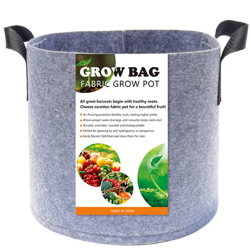 Fabric Garden Potato Grow Container Plant Seed Growing Bag Flower Pots Vegetable Planter Tool strawberry flower gardening pots
Fabric Garden Potato Grow Container Plant Seed Growing Bag Flower Pots Vegetable Planter Tool strawberry flower gardening pots