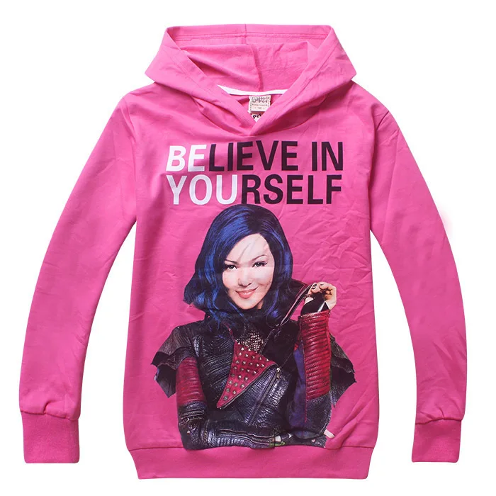 New Baby Girls Hoodies Top Autumn girl tee shirt children t shirt Descendants 3 Kids hooded Clothes t-shirt believe in yourself
New Baby Girls Hoodies Top Autumn girl tee shirt children t shirt Descendants 3 Kids hooded Clothes t-shirt believe in yourself