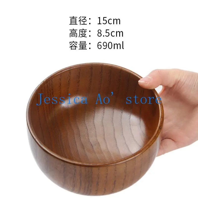 15cm Natural Jujube Wood Bowl + Spoon Japanese Noodle Bowl Large Wooden Bowl Restaurant Bowls Solid Wood
15cm Natural Jujube Wood Bowl + Spoon Japanese Noodle Bowl Large Wooden Bowl Restaurant Bowls Solid Wood