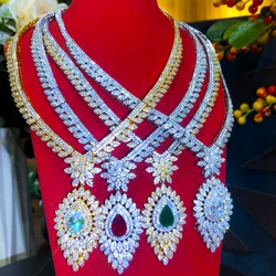 GODKI Luxury Gorgeous Necklace Earrings Jewelry Set Women Wedding Gorgeous Sparkly Women Wedding Engagement High Quality GODKI Luxury Gorgeous Necklace Earrings Jewelry Set Women Wedding Gorgeous Sparkly Women Wedding Engagement High Quality